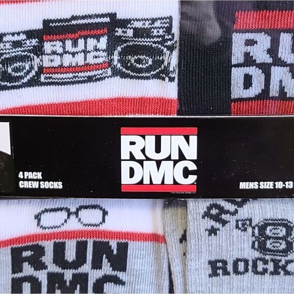 Run DMC NIB Crew Socks - Picture 2 of 4
